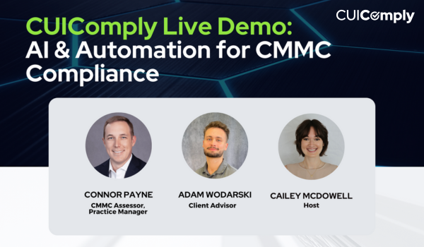 CUIComply Live Demo: AI & Automation for CMMC Compliance