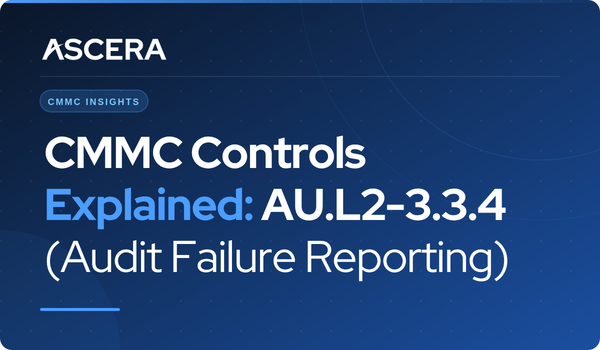 CMMC Controls Explained: AU.L2-3.3.4 Audit Failure Reporting
